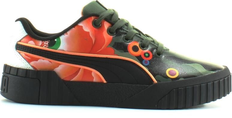 Puma Cali Peonies Camo Sue Tsai Black Low Lace Up Damestrainers 369388 01