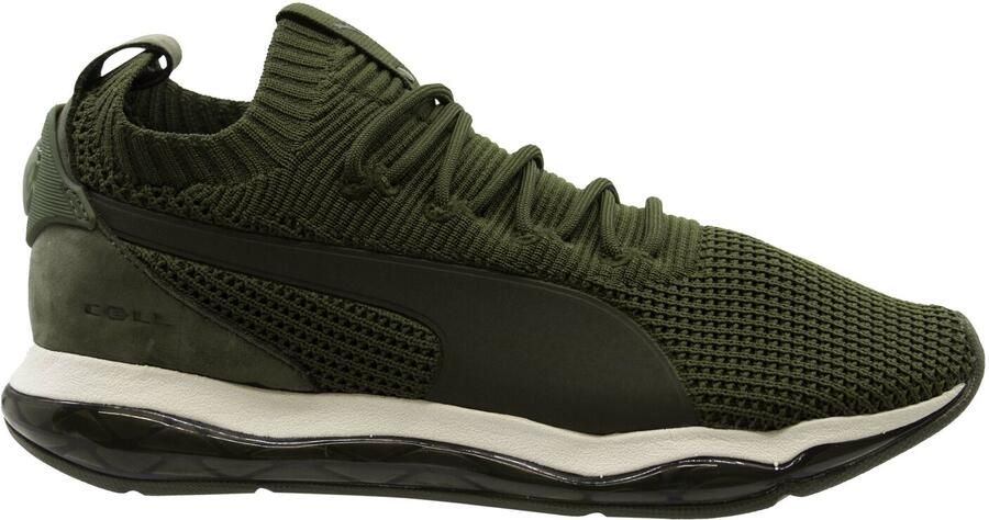 Puma Cell Motion Waffle Knit Green Trainers Heren