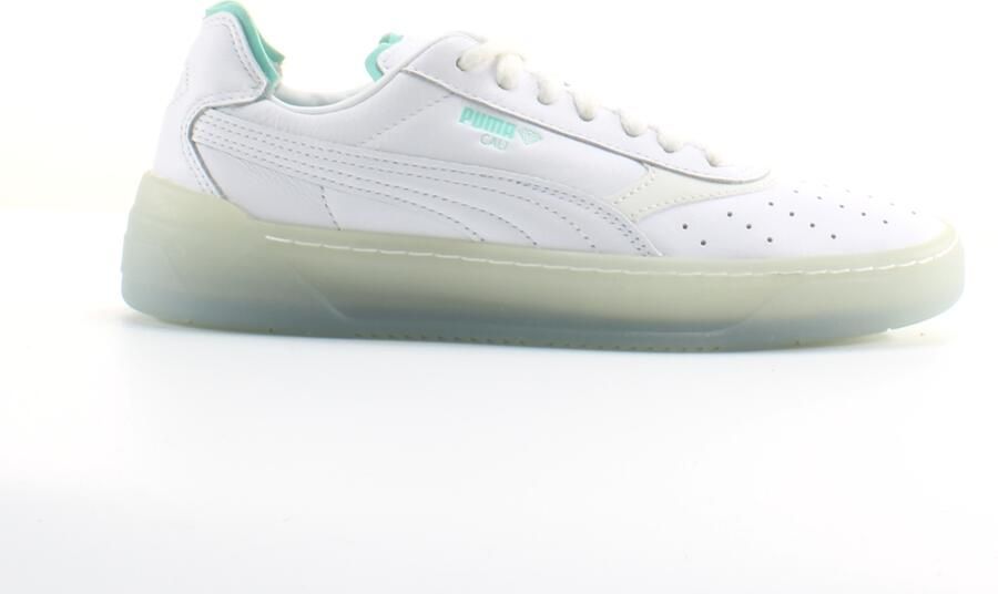 Puma Clai-O Diamond Supply Wit Leer Heren Veterschoenen 369399 01