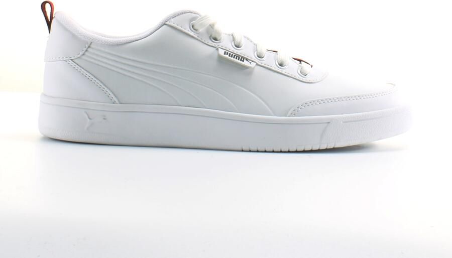 Puma Court Breaker Flag Wit Leer Heren Veterschoenen 366817 01