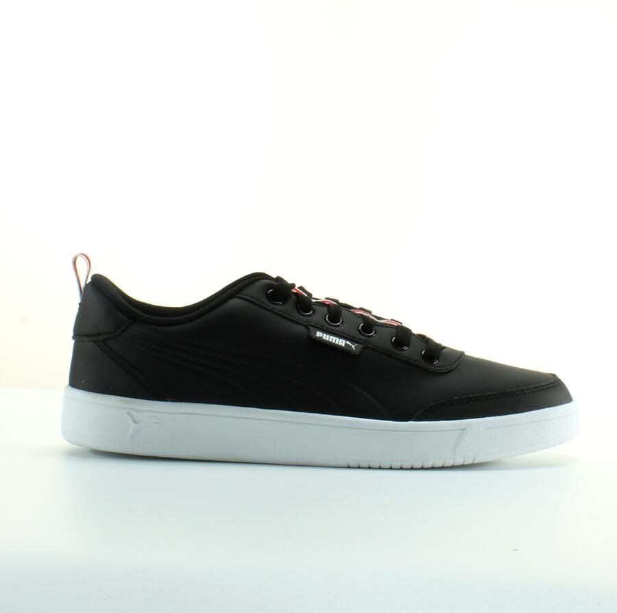Puma Court Breaker Zwart Leer Heren Veterschoenen 366817 02