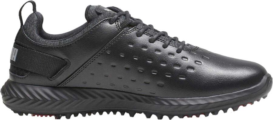 Puma Dames Blaze Pro Ignite Gestructureerde Leren Spikeless Golfschoenen (Zwart)