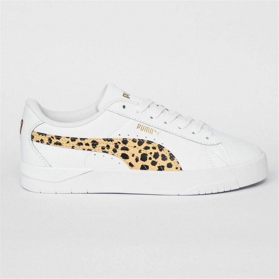 Puma Dames Jada Platform Trainers (Wit Leopard)