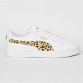 Puma Dames Jada Platform Trainers (Wit Leopard) - Wit