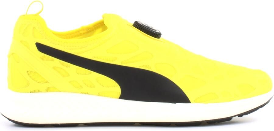 Puma Disc Sleeve Ignite Foam Geel Textiel Slip On Herentrainers 360946 04