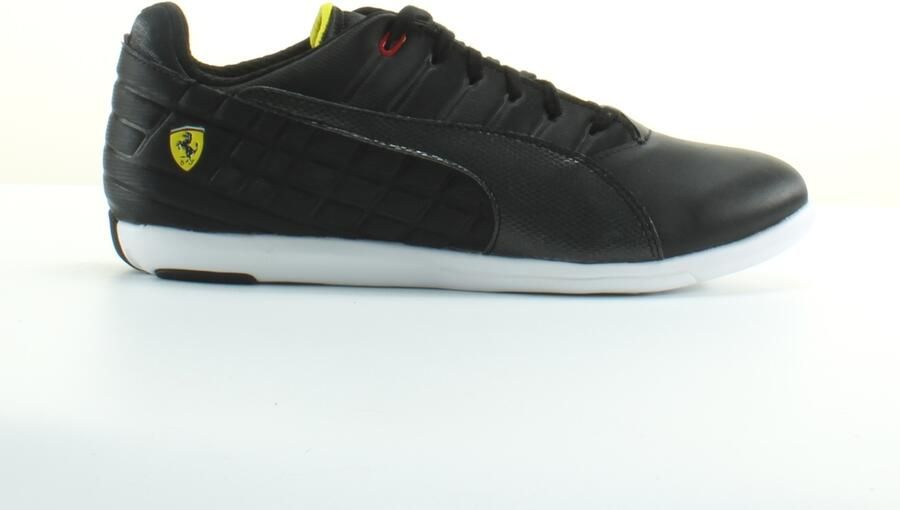 Puma Ferrari Pedale 4 Zwart Leer Heren Veterschoenen 305504 02