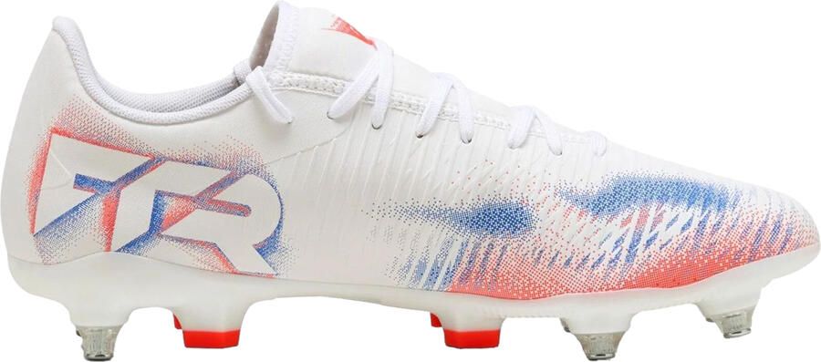 Puma Future 8 Play voetbalschoenen voor heren met grafische print geschikt voor zachte ondergrond (Poema Wit)