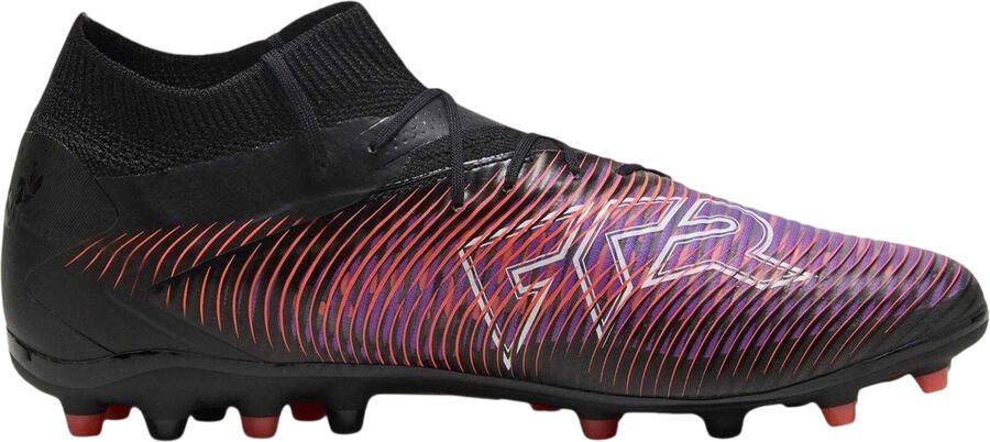 Puma Future 8 Pro voetbalschoenen zonder veters voor heren (Zwart Wit Rood)