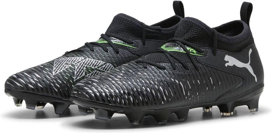 Puma Future 8 Ultimate Match voetbalschoenen voor kinderen (kunstgras) (Zwart Groen)