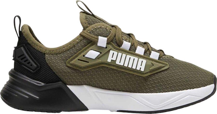 Puma Hardloopschoenen van mesh voor kinderen (Groen Zwart)