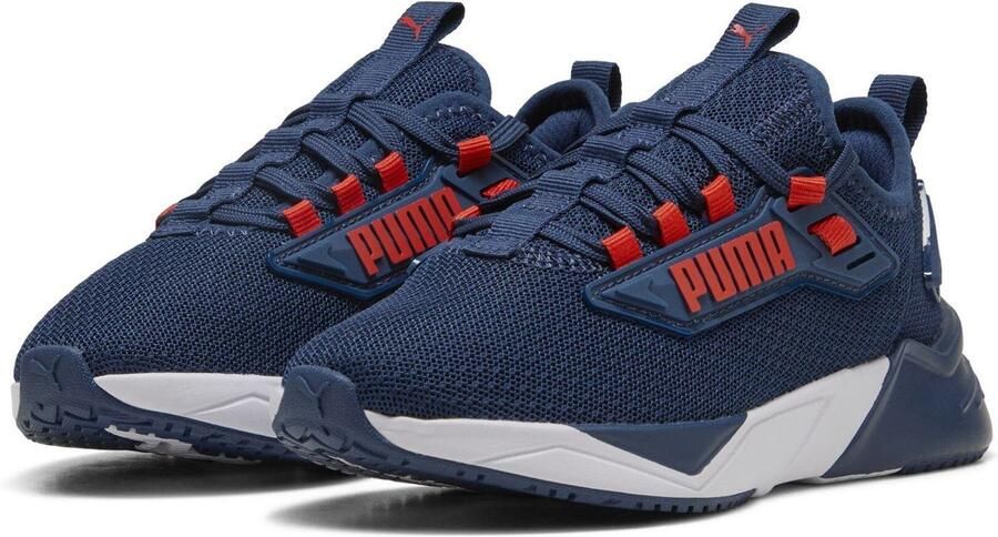 Puma Hardloopschoenen van mesh voor kinderen (Marine Rood)