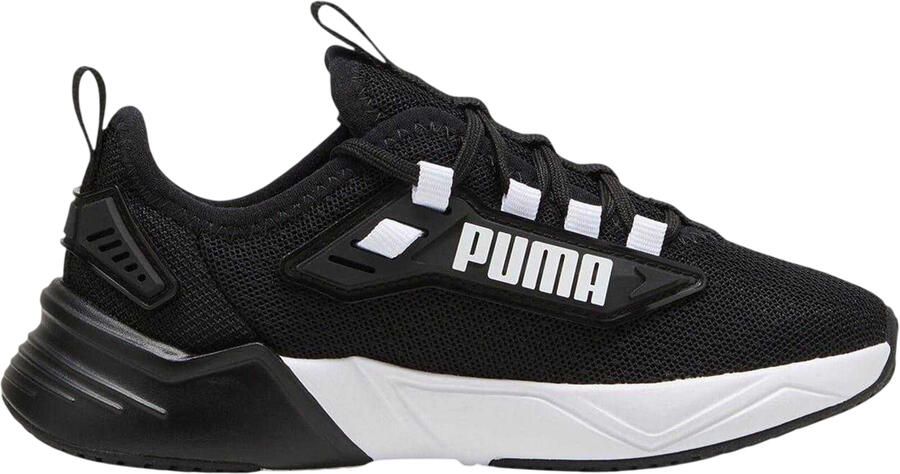 Puma Hardloopschoenen van mesh voor kinderen (Zwart Wit)
