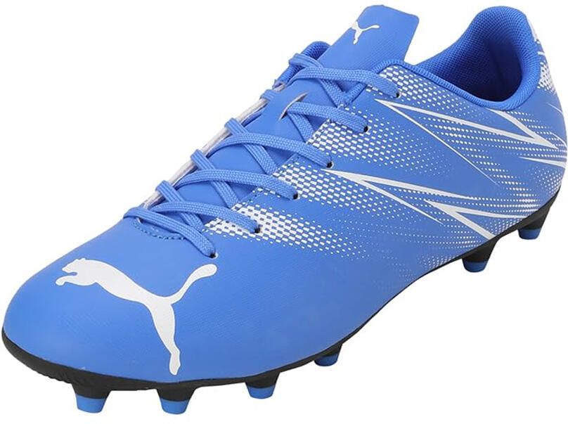 Puma Heren Attacanto FG AG Voetbalschoenen (Blauw Wit) - Foto 1
