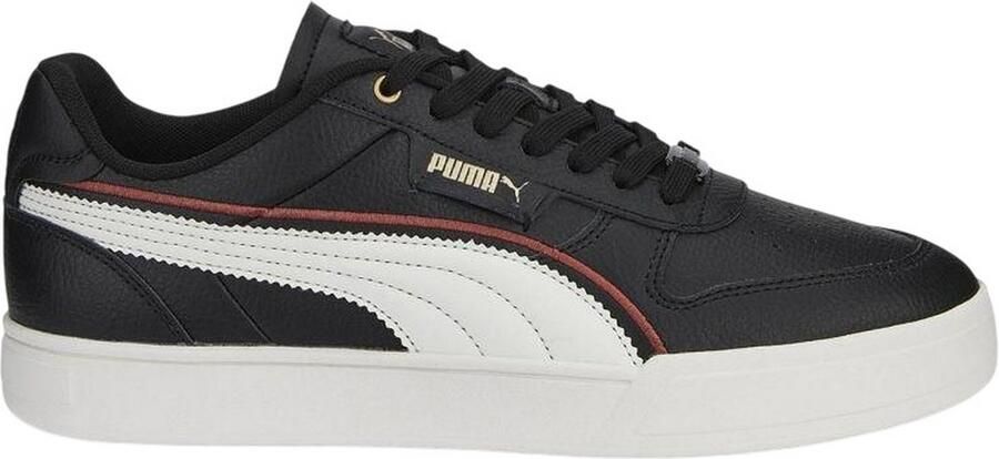 Puma Heren Caven Dime FC Leren Trainers (Zwart)