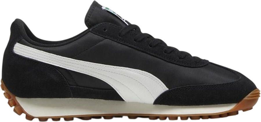 Puma Heren Easy Rider Vintage Leder Lage Sneakers (Zwart Wit)