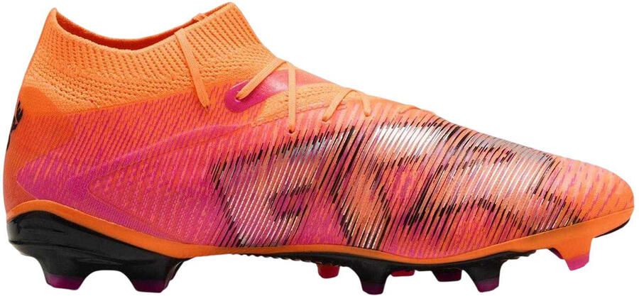 Puma Heren Future 8 Pro Kunstgras Voetbalschoenen (Oranje Zwart)