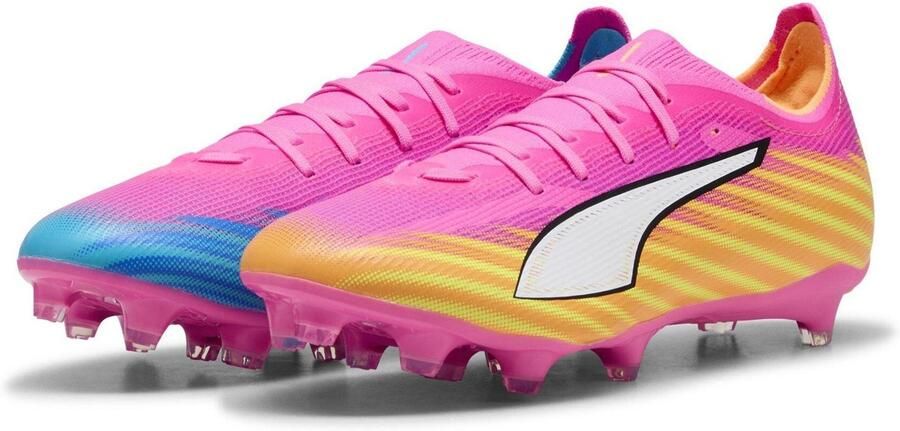 Puma Heren Ultra 5 Match Stevige Grond Voetbalschoenen (Roze)