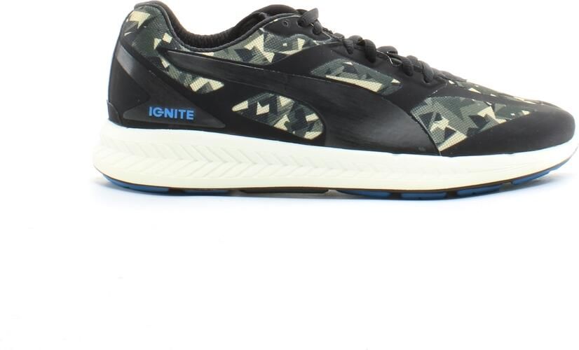 Puma Ignite Fractured Zwart Synthetisch Heren Veterschoenen 188733 02