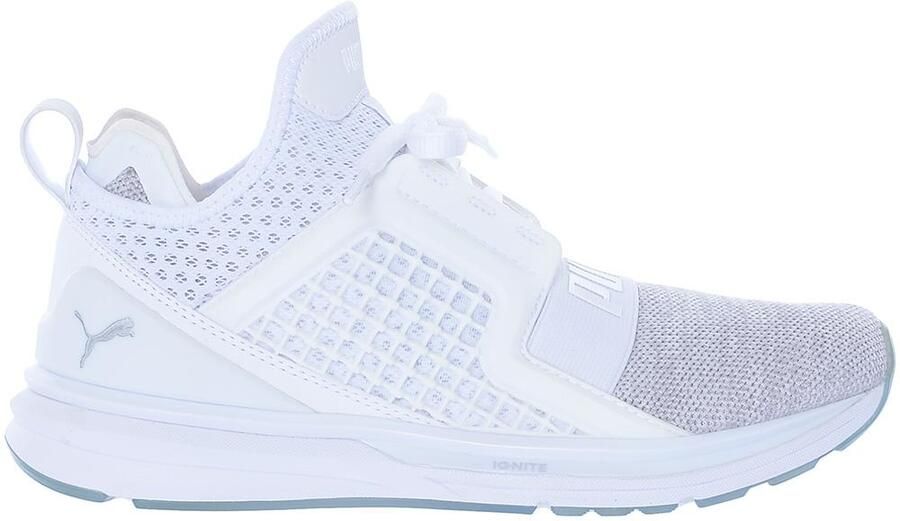 Puma Ignite Limitless Knit White Lace Up Slip On Hardlooptrainers Heren