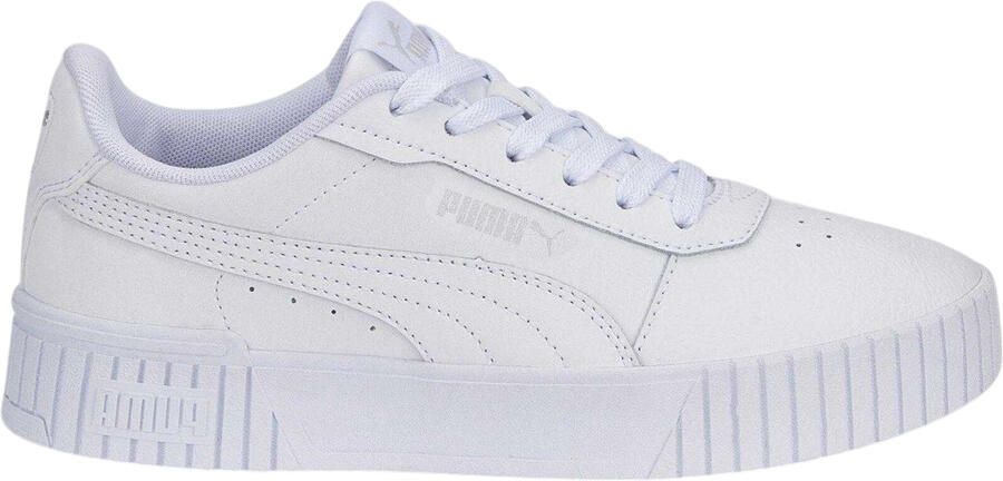 Puma Kinderen Kids Carina 2.0 Lage Sneakers (Wit Zilver)