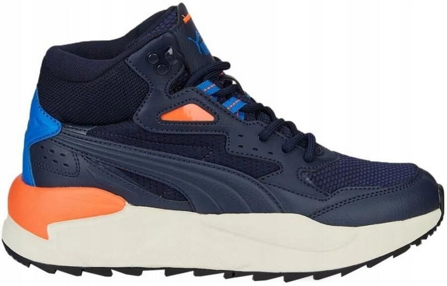 Puma Kinderen Kinderen X-Ray Speed Wtr Mid Cut Trainers (Marineblauw)
