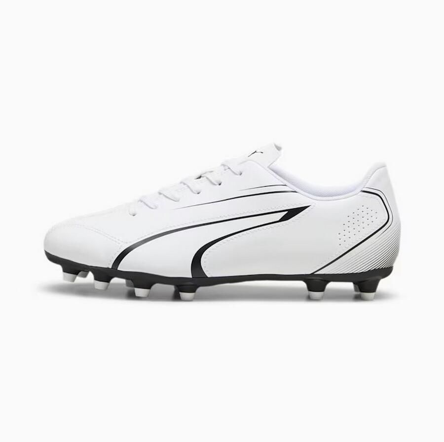 Puma Kinder Kinder Vitoria Voetbalschoenen (Wit zwart)