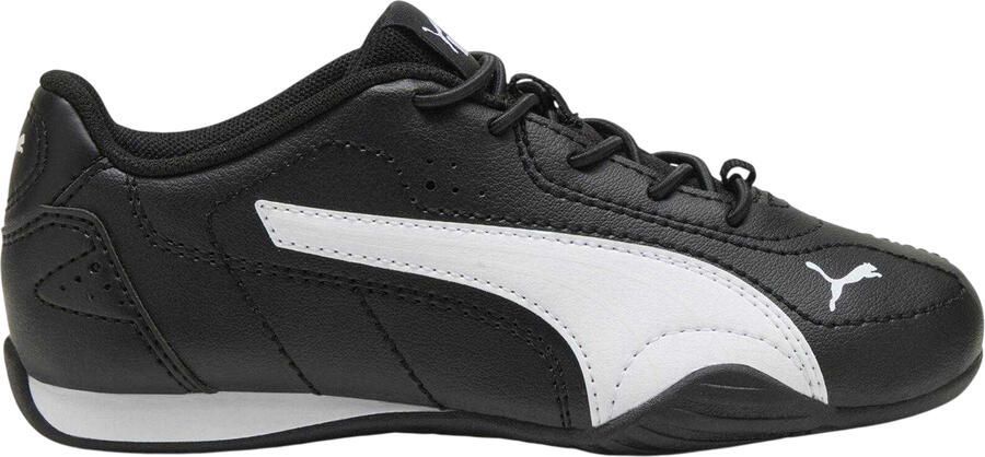 Puma Kindersneakers met platte zool van Catch (Zwart Wit)