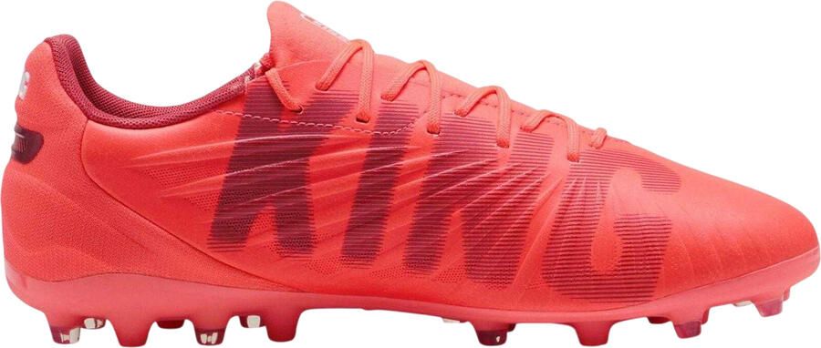 Puma King Match MG voetbalschoenen voor heren voor harde ondergrond (Gloeiend rood)