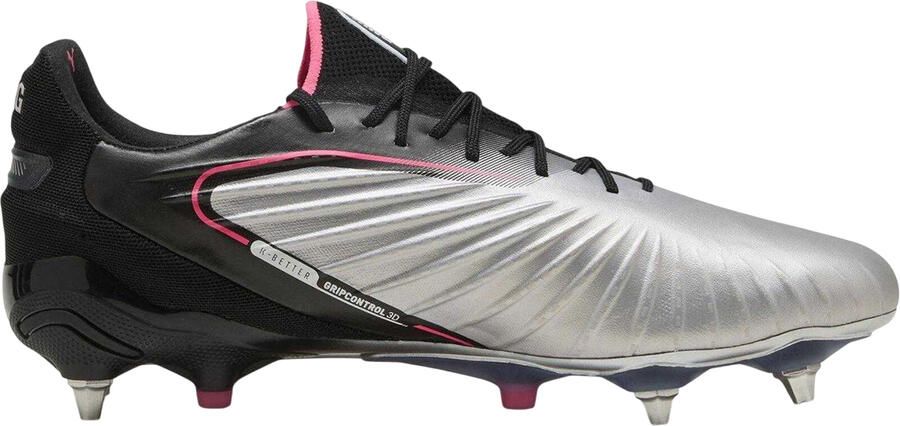 Puma King Ultimate synthetische voetbalschoenen voor heren geschikt voor zachte ondergrond (Zilver)