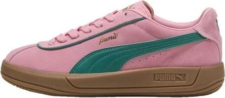 Puma Klassika leren lage sneakers voor dames (Groen roze)