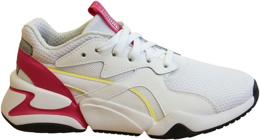 Puma Nova Gekleurd Wit Textiel Lace Up Damestrainers 371831 01
