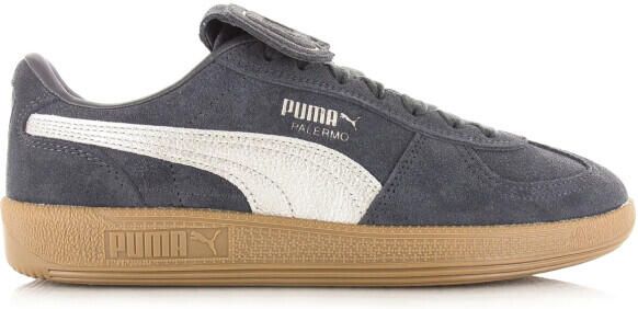 Puma Palermo premium metallic dusky gray lage sneakers dames