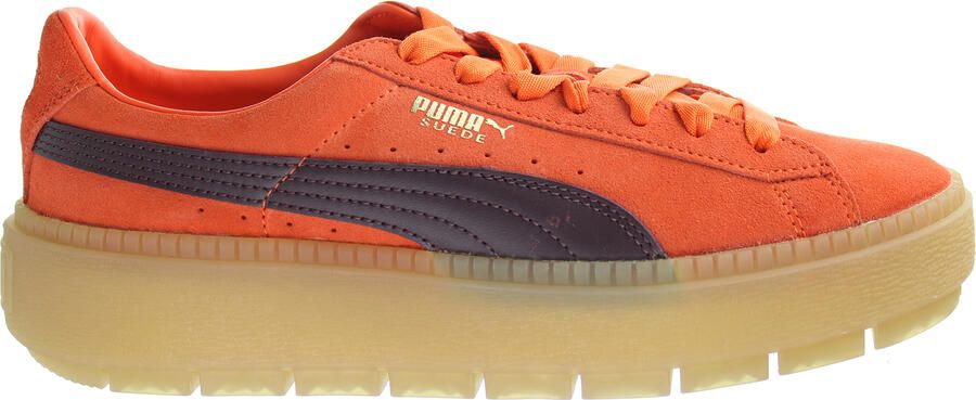 Puma Platform Blok Oranje Damestrainers