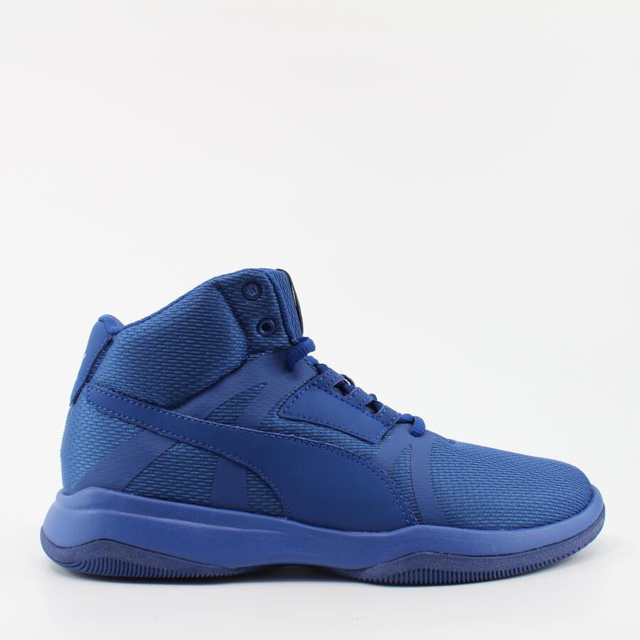 Puma Rebound Street Evo Blauw Textiel Unisex Lace Up Trainers 361171 06