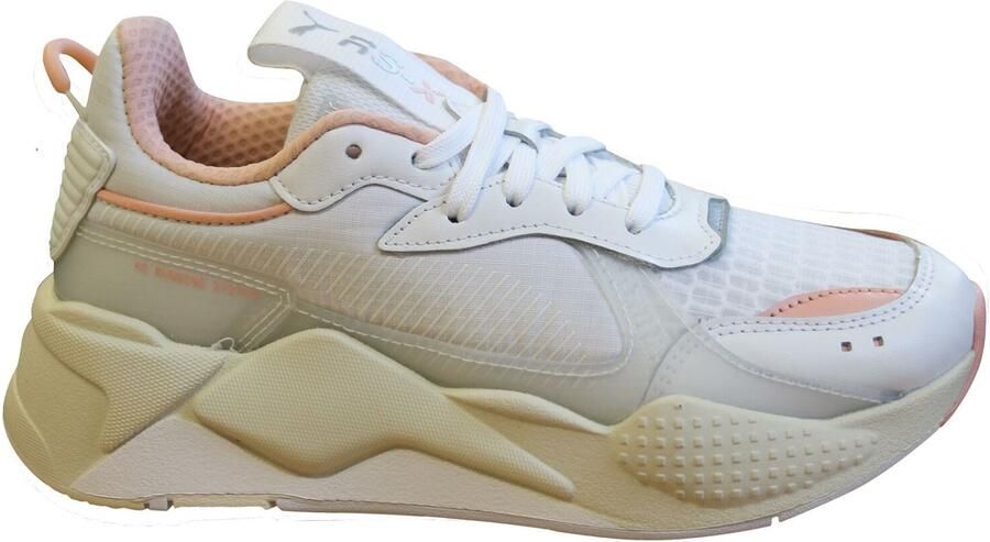 Puma RS-X Tech Lace Up Heren Chunky Trainers Wit 369329 04