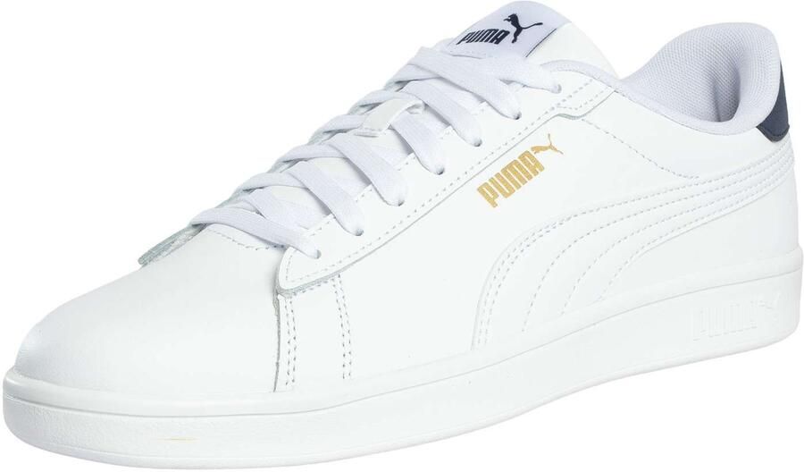 Puma Smash 3.0 L Leren Sneakers Wit