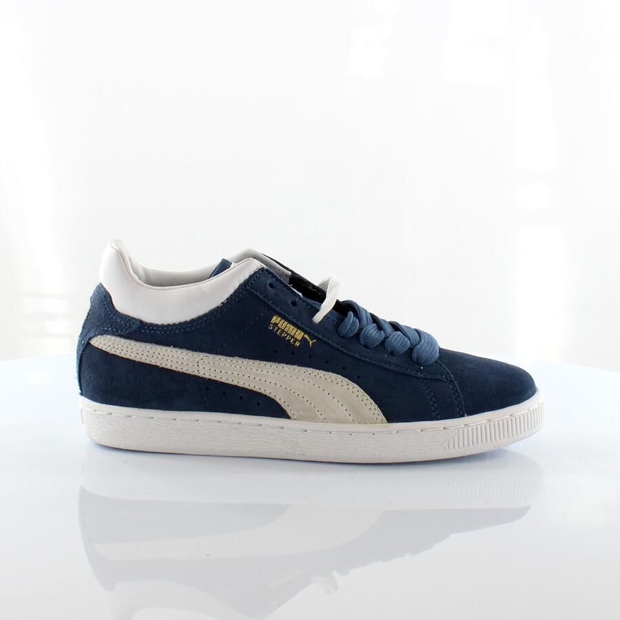 Puma Stepper Klassiek Blauw Suède Leer Herentrainers 355130 04