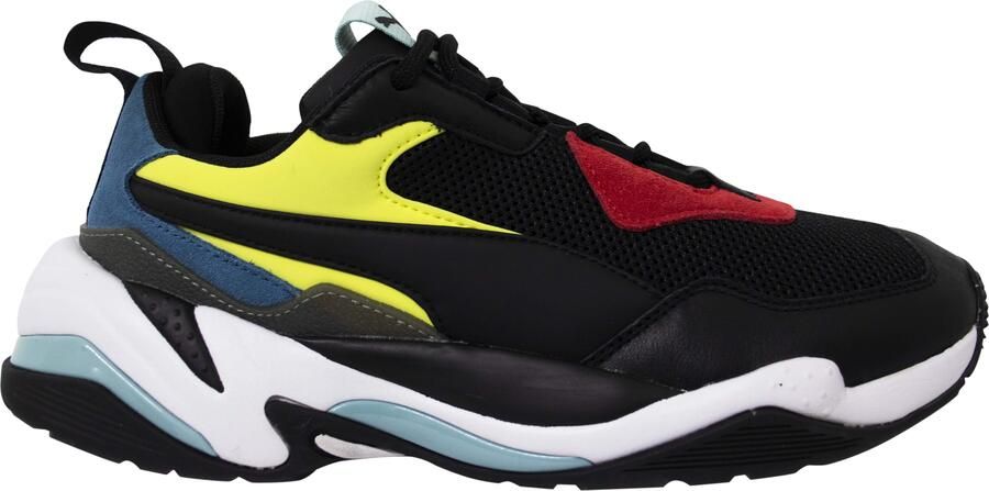 Puma Thunder Spectra Heren Zwart Leer Textiel Veterschoenen 367516 01