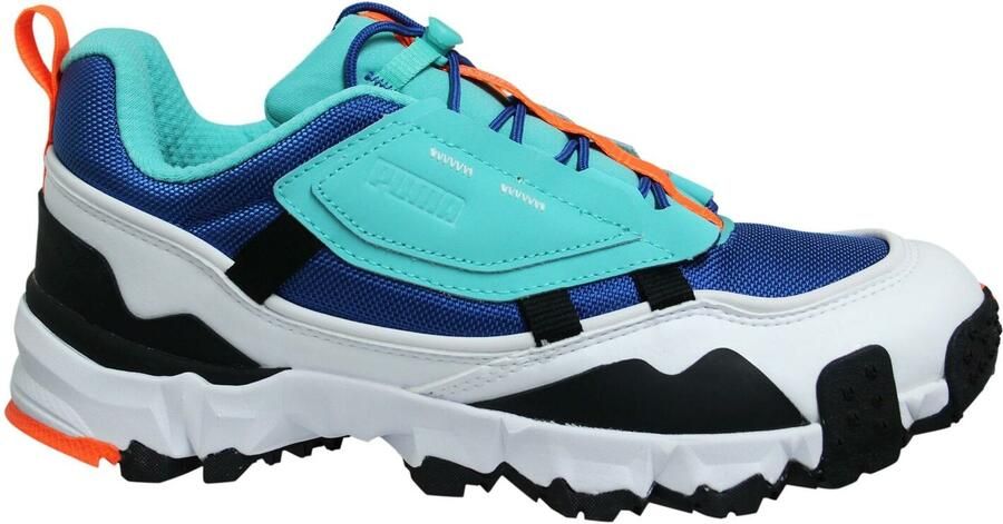 Puma Trailfox Overland Blauw Turquoise Lage Lace Up Herentrainers 369824 02