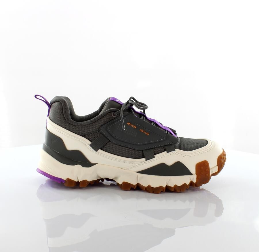 Puma Trailfox Overload MTS Grijs Paars Lage Lace Up Herentrainers 370772 03