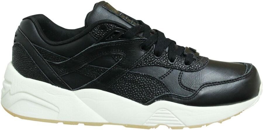 Puma Trinomic R698 Decor Black Low Lace Up Damestrainers 360533 01