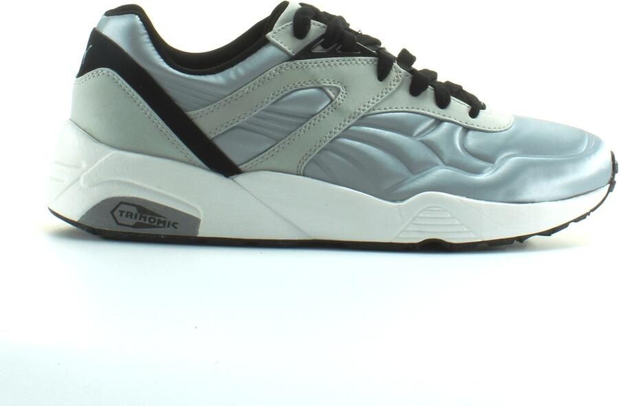 Puma Trinomic R698 Mat & Glans Grijs Textiel Heren Lace Up Trainers 359305 03