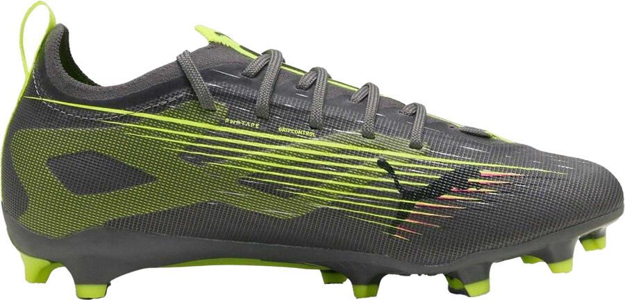 Puma Ultra 5 Pro Stevige Grond Voetbalschoenen voor Kinderen Kinderen (Zilver)