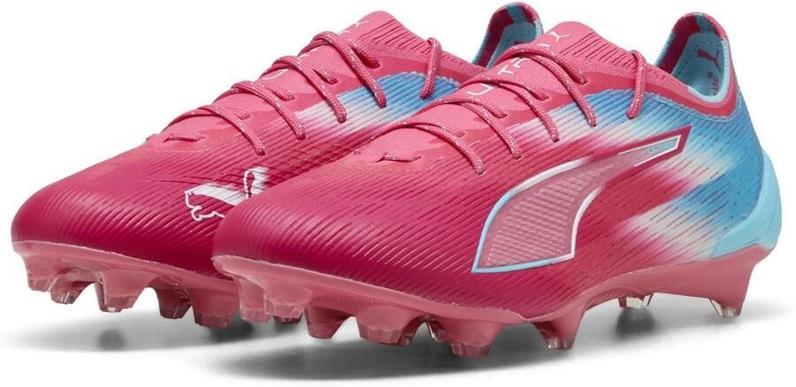 Puma Ultra 5 Ultimate voetbalschoenen voor heren voor harde ondergrond (Blauw roze)