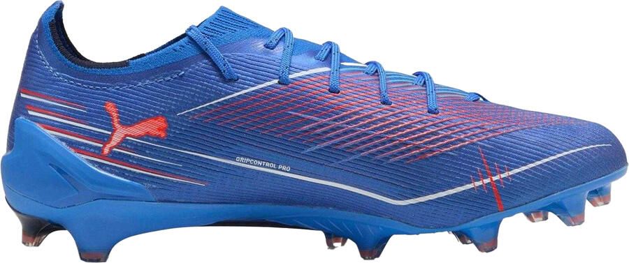 Puma Ultra 5 Ultimate voetbalschoenen voor heren voor harde ondergrond (Blauw Wit)