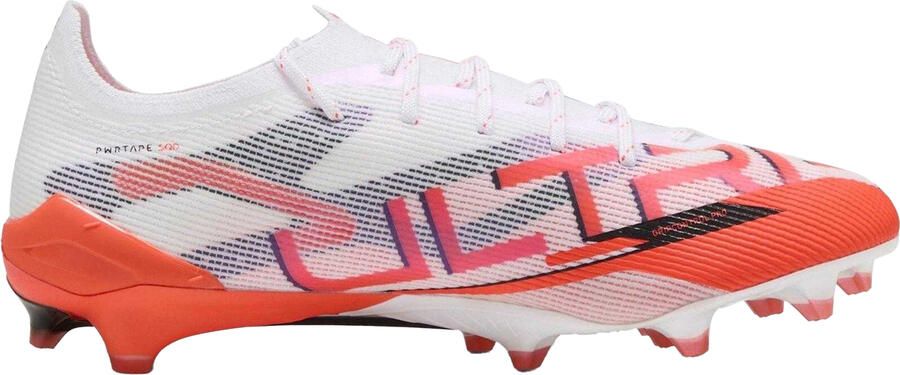 Puma Ultra 5 Ultimate voetbalschoenen voor heren voor harde ondergrond (Wit Rood)