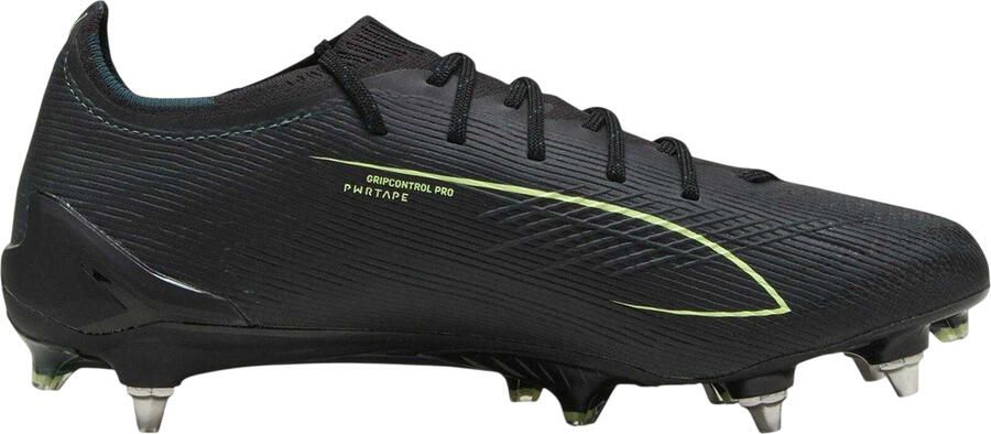 Puma Ultra 6-voetbalschoenen voor heren geschikt voor zachte ondergrond (Poema Zwart)