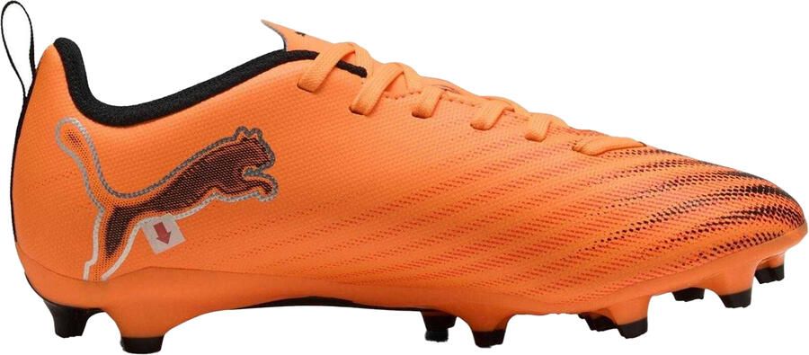 Puma Ultra 6 voetbalschoenen voor kinderen voor harde ondergrond (Oranje zwart)