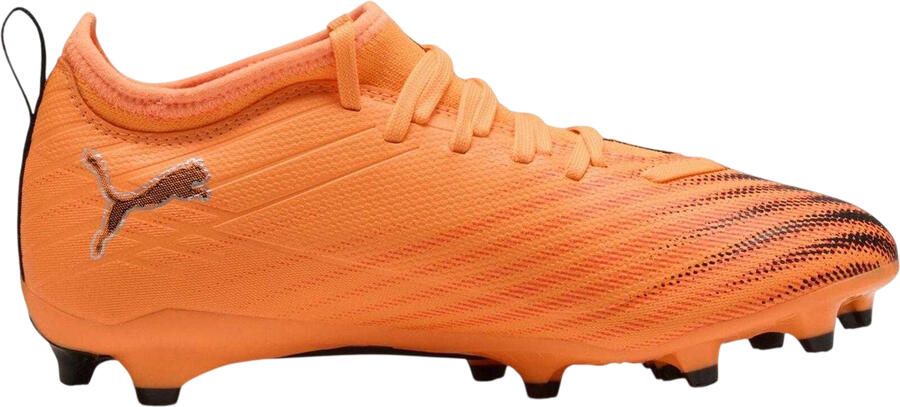 Puma Ultra 6 voetbalschoenen voor kinderen voor wedstrijden op een harde ondergrond (Rood Zwart)