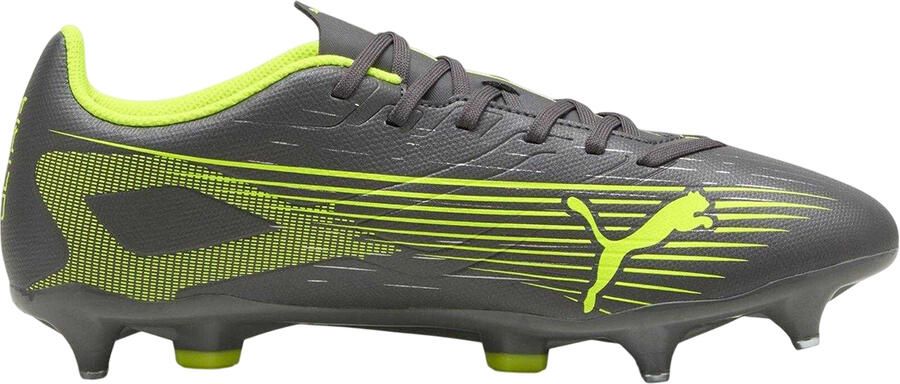 Puma Ultra Play-voetbalschoenen met noppen voor zachte ondergrond voor heren (Gematteerd Zilver)
